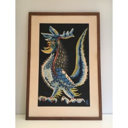 Rooster Print Signed by Jean Lurçat