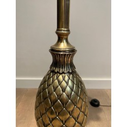 Lampadaire Ananas Laiton, Goût Maison Charles, v.1970 | Maison BARROIS