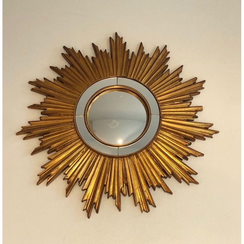 Gilt Resin Sunburst Mirror