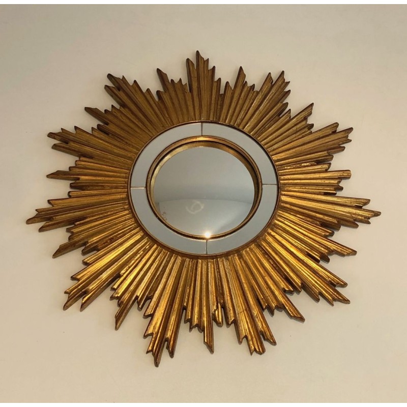 Gilt Resin Sunburst Mirror