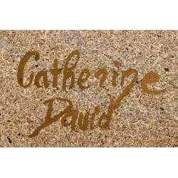 Grand Miroir en Papier Maché, Incrustations et Marqueterie de Miroirs