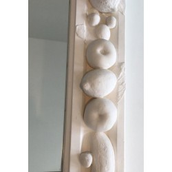 Unique Decorative Plaster Mirror with Fruits Decors