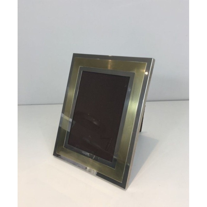 Chrome and Brass Frame