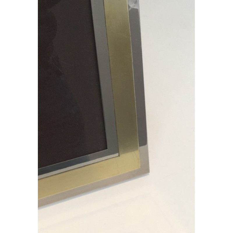 Chrome and Brass Frame