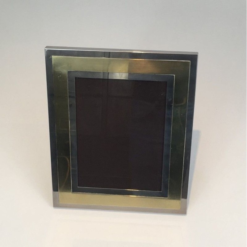 Chrome and Brass Frame