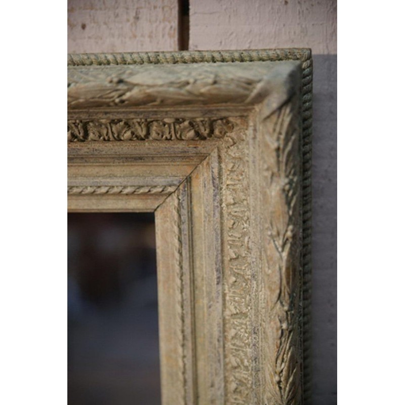 Cadre en Bois Patiné. Travail Français. XIXth Century