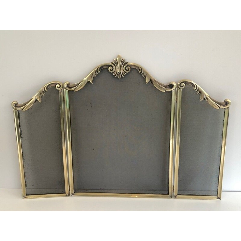 Pare-Feu en Bronze de Style Louis XV