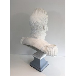 Important Buste en Plâtre Représentant Louis-Philippe