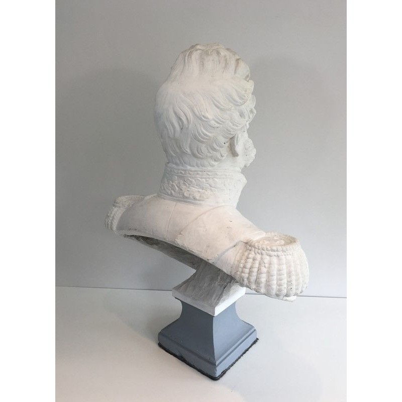 Important Louis-Philippe Plaster Bust