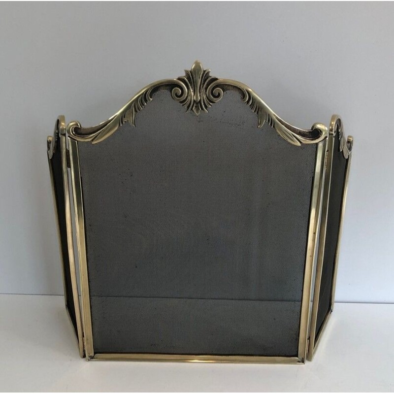 Louis XV Style Bronze Fireplace Screen