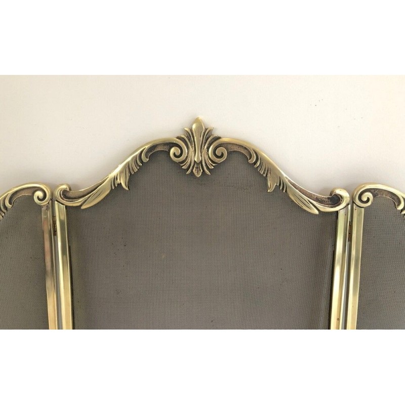 Pare-Feu en Bronze de Style Louis XV