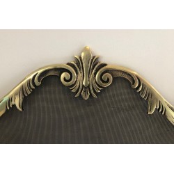 Louis XV Style Bronze Fireplace Screen