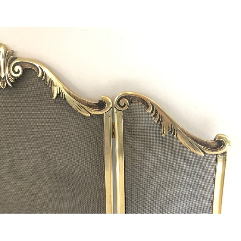 Pare-Feu en Bronze de Style Louis XV