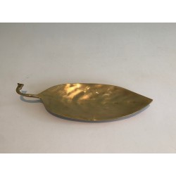 Brass Leaf-Form Vide-Poche, French Work, circa 1970