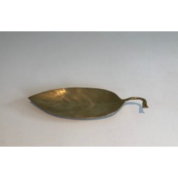 Brass Leaf-Form Vide-Poche, French Work, circa 1970