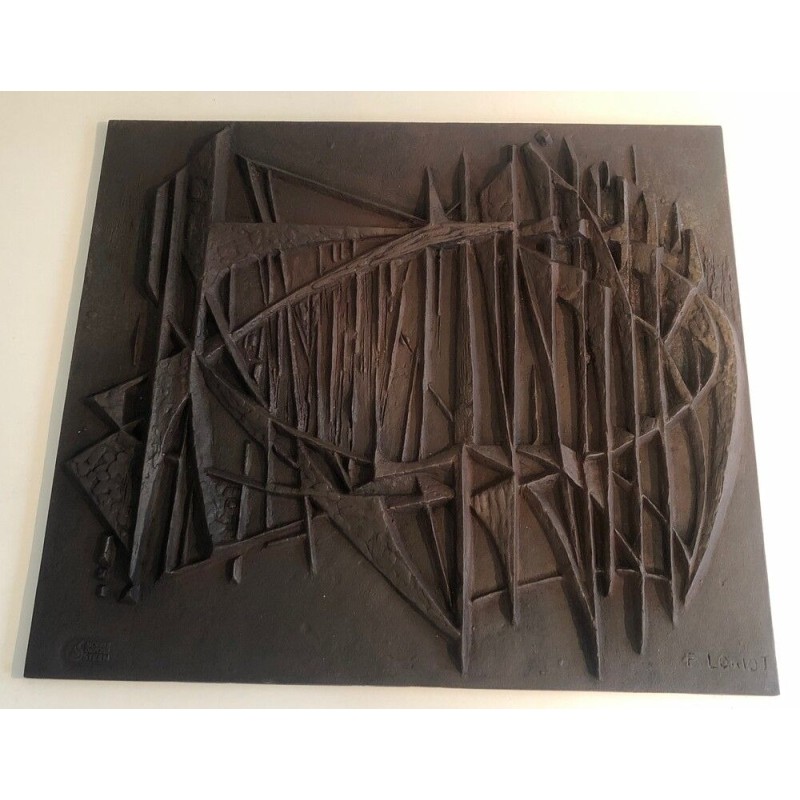 Modernist Cast Iron Fireback