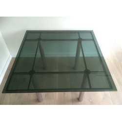 Chrome Dining Table by Tobia Scarpa, circa 1970