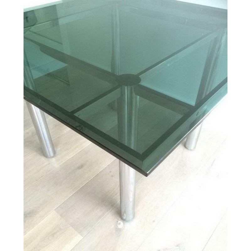 Chrome Dining Table by Tobia Scarpa, circa 1970