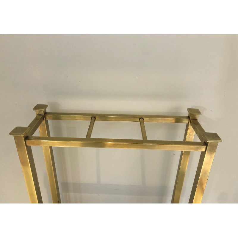 Brass and Metal Umbrella Stand, French Work, circa 1900