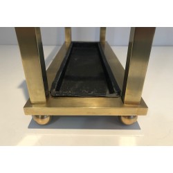 Brass and Metal Umbrella Stand, French Work, circa 1900