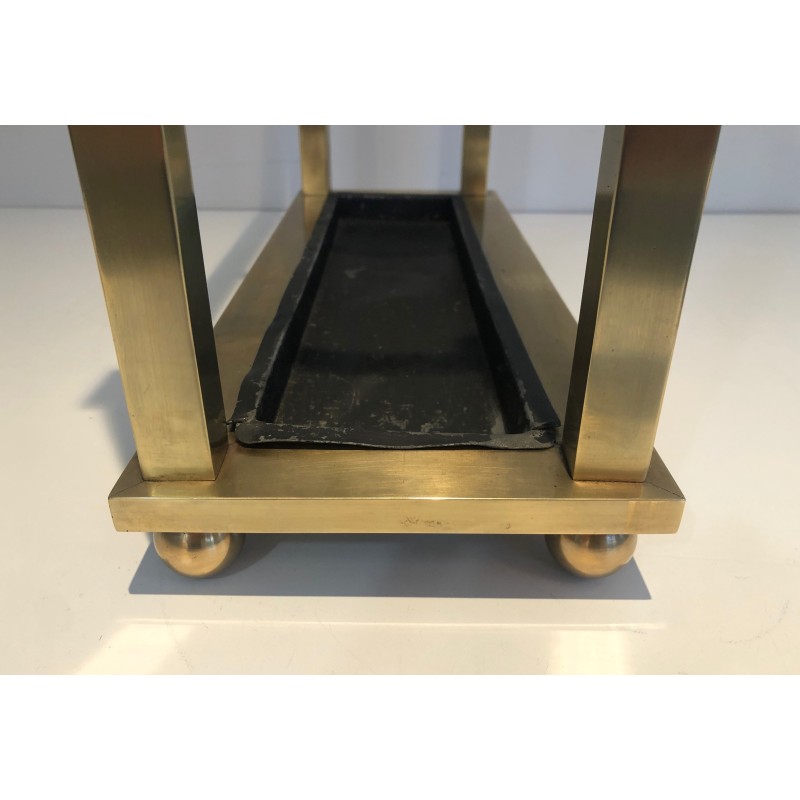 Brass and Metal Umbrella Stand, French Work, circa 1900