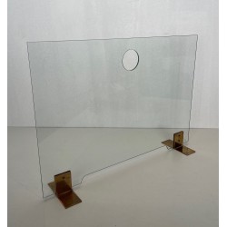 Pare-Feu en Verre et Laiton