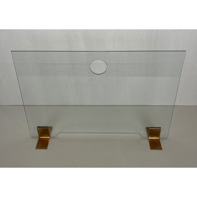 Pare-Feu en Verre et Laiton