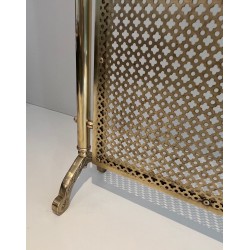 Pare-Feu Aux Têtes de Canards en Laiton