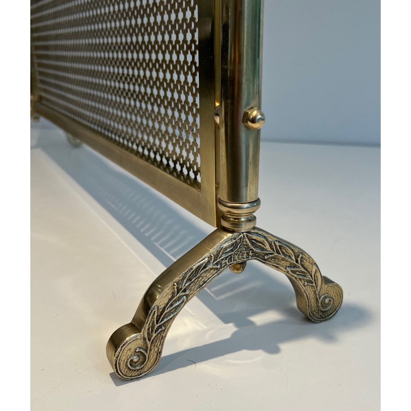 Pare-Feu Aux Têtes de Canards en Laiton