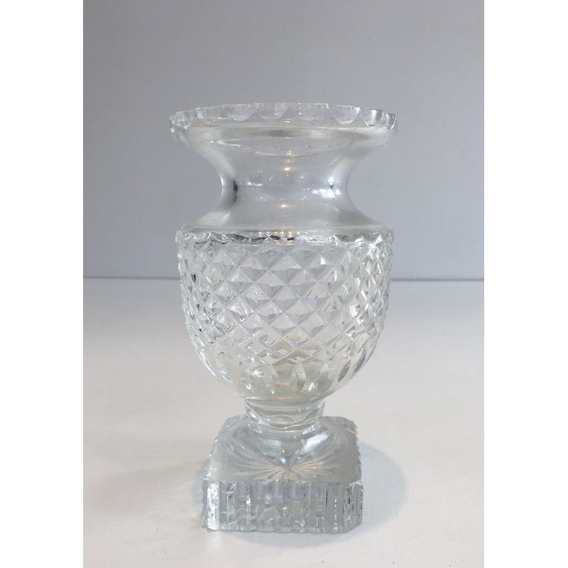 Pair of Medici-Style Crystal Vases