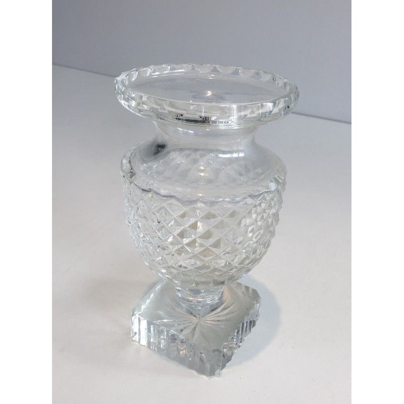 Pair of Medici-Style Crystal Vases