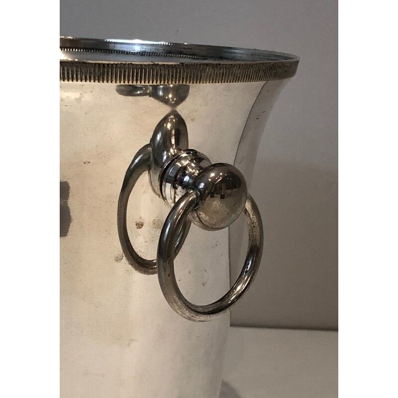 French Silver-Plated Champagne Bucket, circa 1940