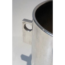 Seau à Champagne Art Déco en Métal Argenté