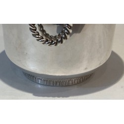 Silver Plated Champagne Bucket with Lion Heads Handles