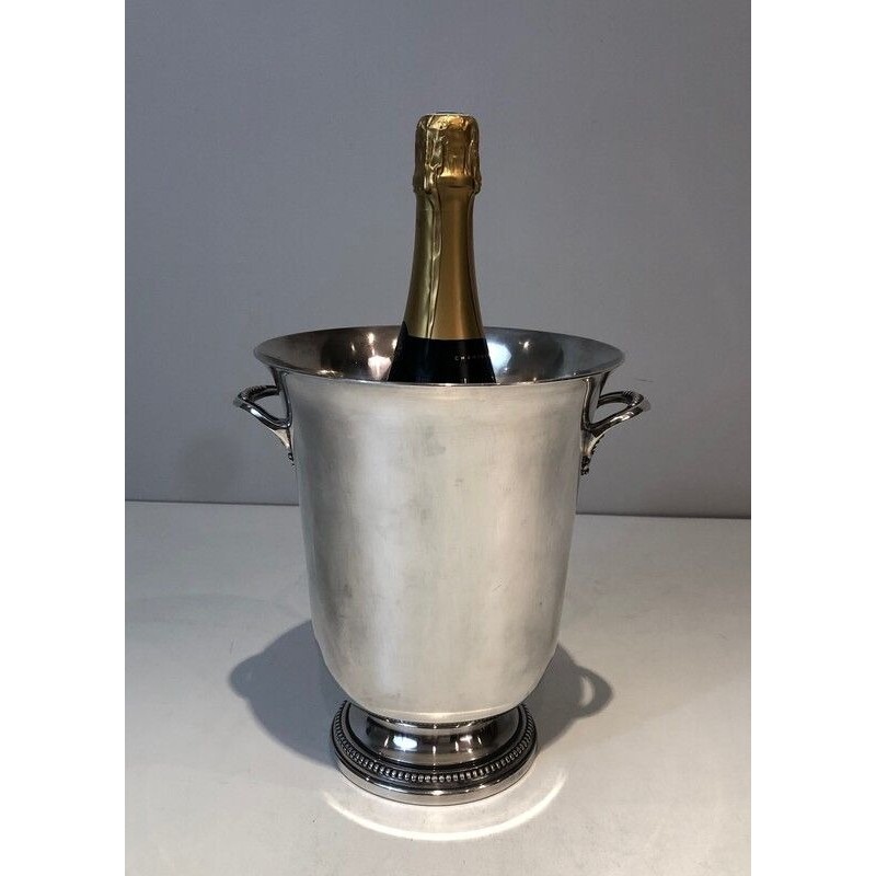 Seau à Champagne en Métal Argenté