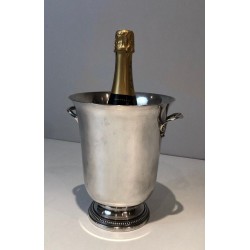 Seau à Champagne en Métal Argenté
