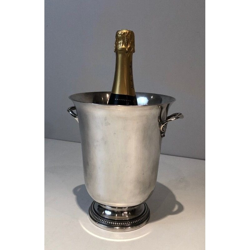 Seau à Champagne en Métal Argenté