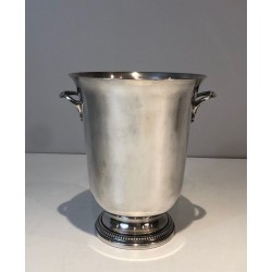 Seau à Champagne en Métal Argenté
