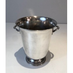 Seau à Champagne en Métal Argenté