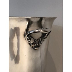 Seau à Champagne en Métal Argenté