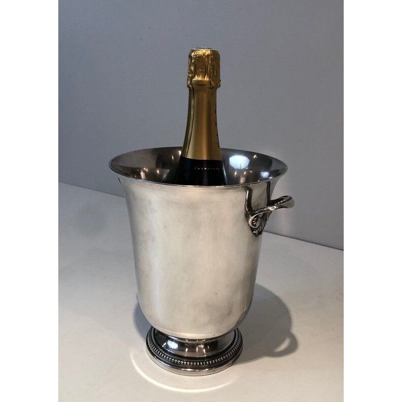 Seau à Champagne en Métal Argenté