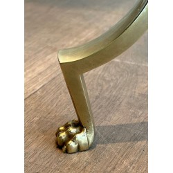 Lampe Liseuse Ajustable en Laiton à Pieds Griffes, Style Maison Jansen, vers 1940