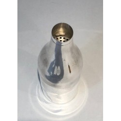 Silver Plated Shaker Presenting a Champagne Bottle