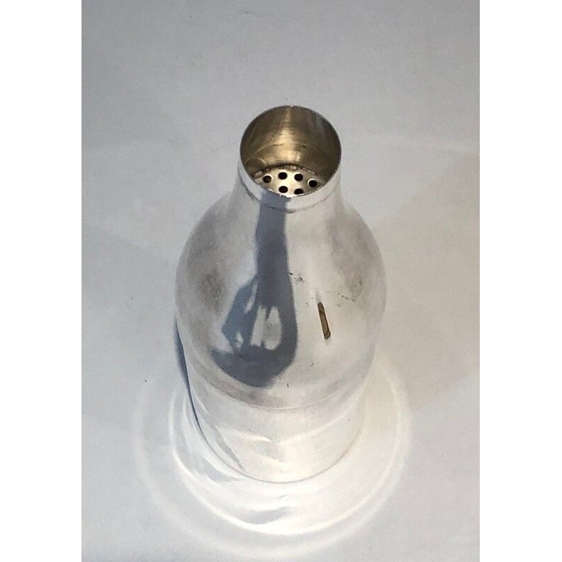 Silver Plated Shaker Presenting a Champagne Bottle