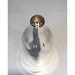 Silver Plated Shaker Presenting a Champagne Bottle