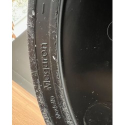 Lampadaire Hallogène Modèle Megaron en Métal Laqué Noir signé Gianfranco Frattini