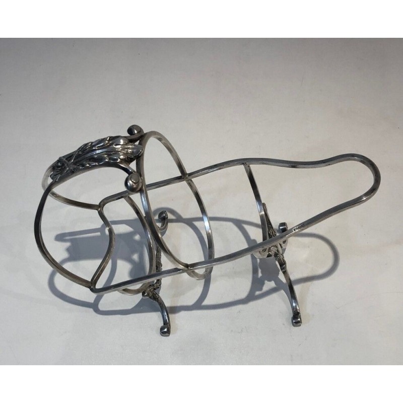 Pair of Louis XVI Style Silver-Plated Bottle Holders by Wiskemann