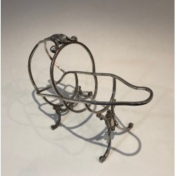 Pair of Louis XVI Style Silver-Plated Bottle Holders by Wiskemann