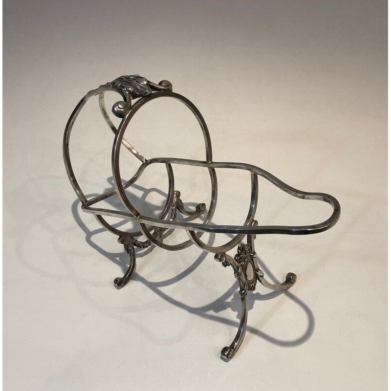 Pair of Louis XVI Style Silver-Plated Bottle Holders by Wiskemann