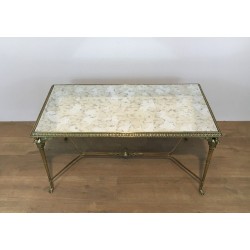 Table Basse en Bronze et Laiton. Dans le goût de la Maison Jansen